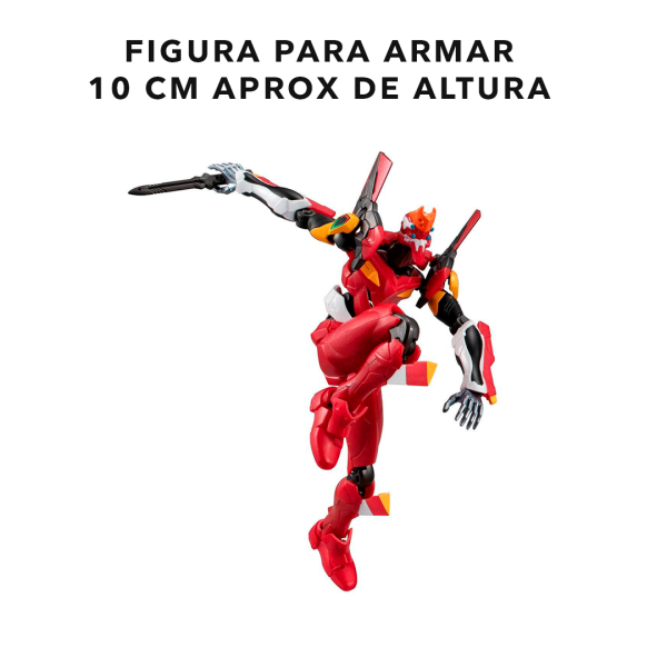 Figura Gashapon Bandai EVA-Frame-DX Neon Genesis Evangelion EVA 02