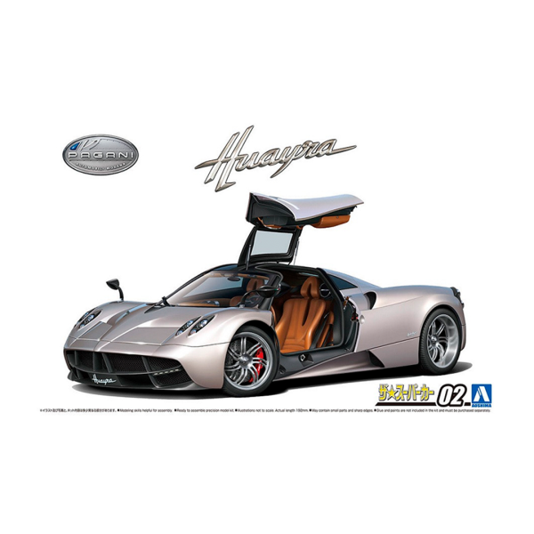 Figura Aoshima Pagani Huayra 02 Model Kit 1/24